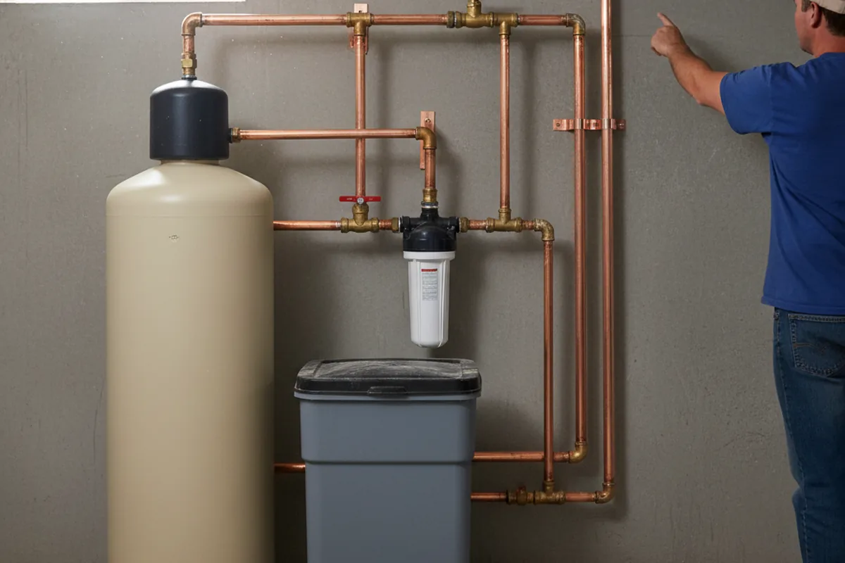 Whole-house water treatment system installed in Sandy Ridge